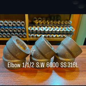 بازرگانی اعتماد (اتصالات فشارقوی) اتصالات فشار قوی البو 6000 استیل 316 